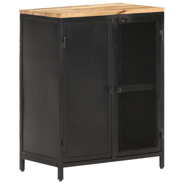 vidaXL Ντουλάπι 60 x 35 x 78 εκ. από Μασίφ Ακατέργαστο Ξύλο Μάνγκο