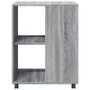 vidaXL Βοηθητικό Τραπέζι με Ρόδες Γκρι Sonoma 55x60x78 εκ Επεξ. Ξύλο