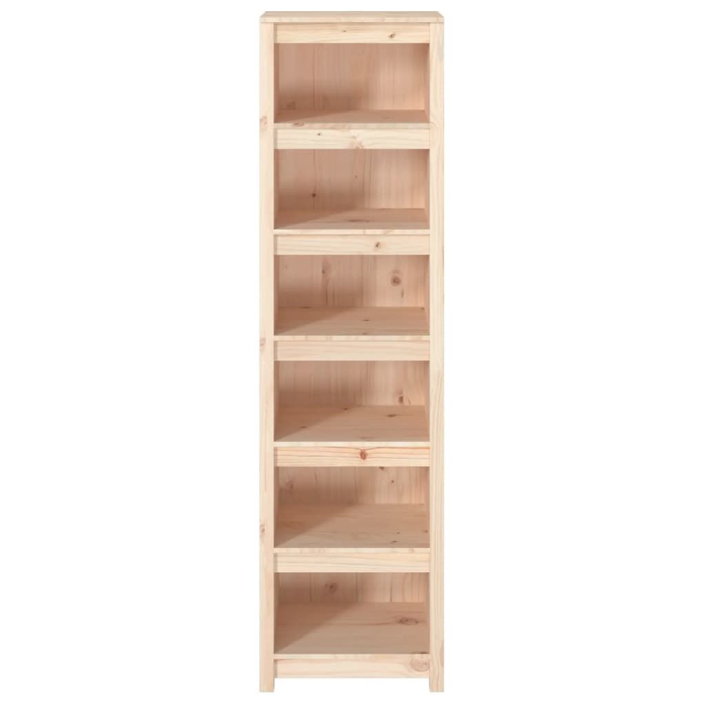 vidaXL Βιβλιοθήκη 50x35x183 εκ. από Μασίφ Ξύλο Πεύκου