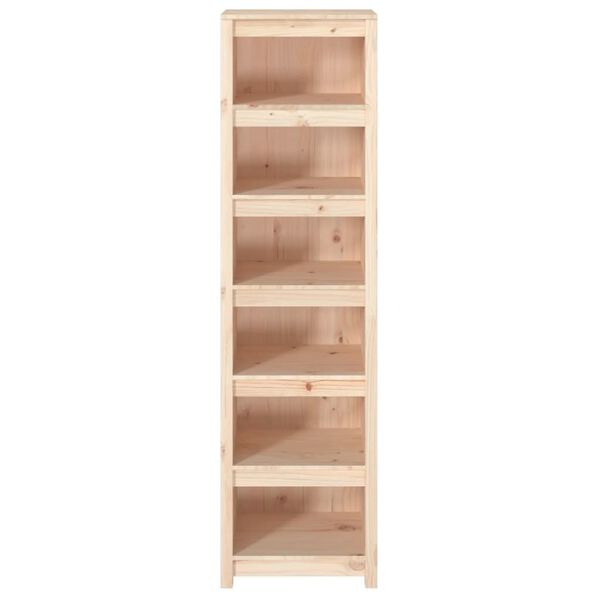 vidaXL Βιβλιοθήκη 50x35x183 εκ. από Μασίφ Ξύλο Πεύκου