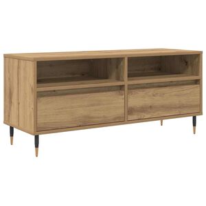 vidaXL Ντουλάπι TV με συρτάρι Artisan Oak 100 x 34,5 x 44,5 εκ.