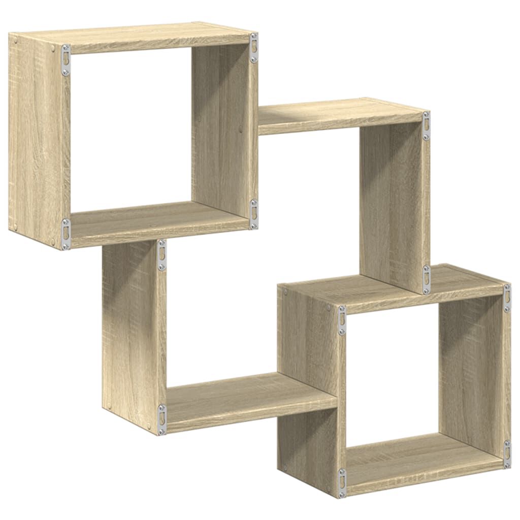 vidaXL Ντουλάπι Τοίχου Sonoma Δρυς 78x18x71 εκ. από Επεξεργασμένο Ξύλο