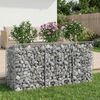 vidaXL &Alpha;&nu;&alpha;&sigma;&eta;&kappa;&omega;&mu;έ&nu;&omicron; &kappa;&rho;&epsilon;&beta;ά&tau;&iota; gabion &Alpha;&sigma;&eta;&mu;ί 150 x 50 x 80 &epsilon;&kappa;