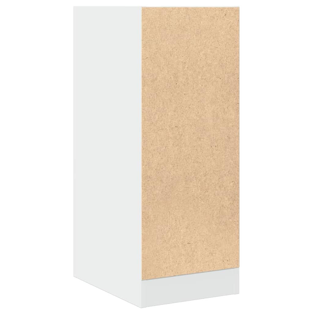 vidaXL Συρταριέρα Γενικής Χρήσης Λευκή 30x41x77,5 εκ. Επεξ. Ξύλο