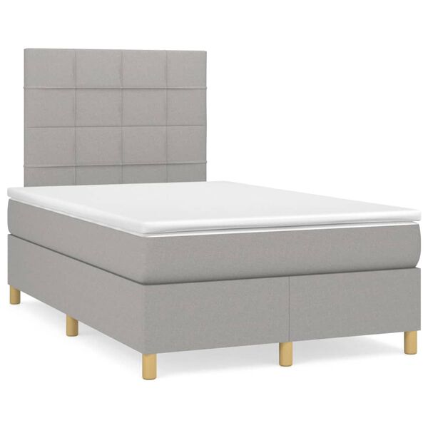 vidaXL &Kappa;&rho;&epsilon;&beta;ά&tau;&iota; Boxspring &mu;&epsilon; &Sigma;&tau;&rho;ώ&mu;&alpha; &Alpha;&nu;&omicron;&iota;&chi;&tau;ό &Gamma;&kappa;&rho;&iota; 120x200 &epsilon;&kappa;. &Upsilon;&phi;&alpha;&sigma;&mu;ά&tau;&iota;&nu;&omicron;