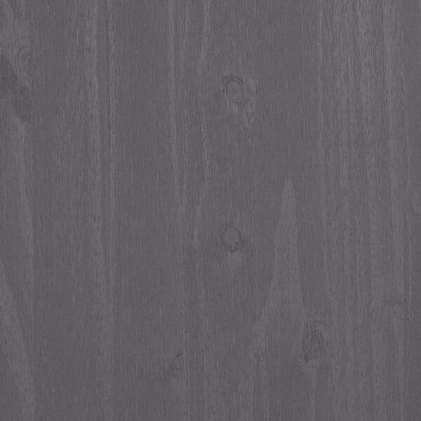 vidaXL Ντουλάπα HAMAR Αν. Γκρι 89 x 50 x 180 εκ. από Μασίφ Ξύλο Πεύκου