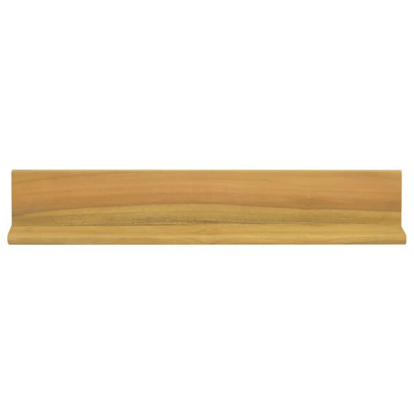 vidaXL Ράφια Τοίχου 2 τεμ. 60 x 10 x 10 εκ. από Μασίφ Ξύλο Teak