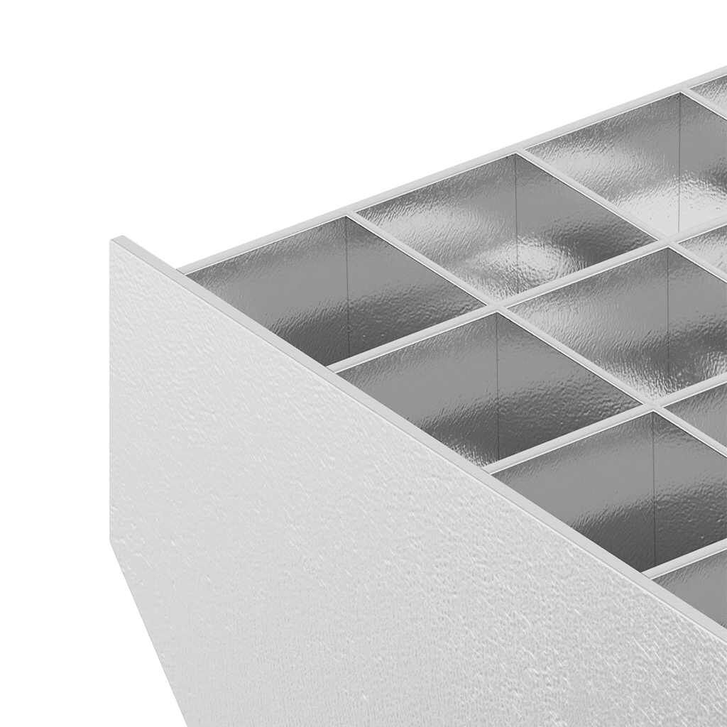 vidaXL Σκαλοπάτια από Σχάρα 80x24x7 εκ. από Γαλβανισμένο Χάλυβα