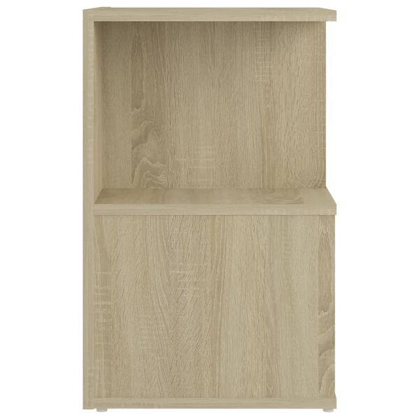 vidaXL Κομοδίνο Sonoma Δρυς 35 x 35 x 55 εκ. από Επεξ. Ξύλο