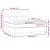 vidaXL &Kappa;&rho;&epsilon;&beta;ά&tau;&iota; Boxspring &mu;&epsilon; &Sigma;&tau;&rho;ώ&mu;&alpha; &Sigma;&kappa;&omicron;ύ&rho;&omicron; &Mu;&pi;&lambda;&epsilon; 160x200 &epsilon;&kappa;. &Beta;&epsilon;&lambda;&omicron;ύ&delta;&iota;&nu;&omicron;