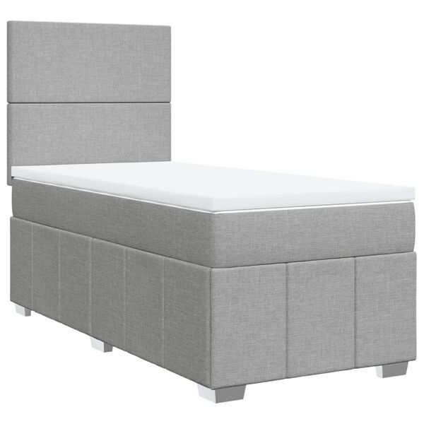 vidaXL &Kappa;&rho;&epsilon;&beta;ά&tau;&iota; Boxspring &mu;&epsilon; &Sigma;&tau;&rho;ώ&mu;&alpha; &Alpha;&nu;&omicron;&iota;&chi;&tau;ό &Gamma;&kappa;&rho;&iota; 100x200 &epsilon;&kappa;. &Upsilon;&phi;&alpha;&sigma;&mu;ά&tau;&iota;&nu;&omicron;