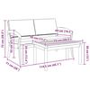 vidaXL Σετ μπιστρό 2 pcs Καφέ Μασίφ ξύλο ακακίας