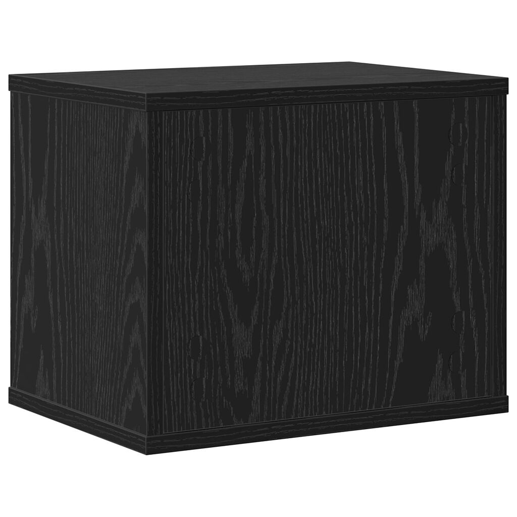 vidaXL Οργανωτής Γραφείου Μαύρη Δρυς 36x26x29.5 cm Επεξεργασμένο Ξύλο