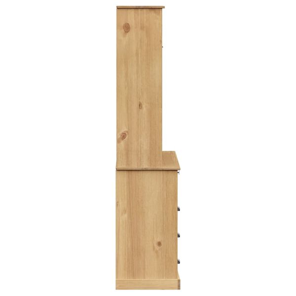 vidaXL Βιτρίνα VIGO 80 x 40 x 176 εκ. από Μασίφ Ξύλο Πεύκου