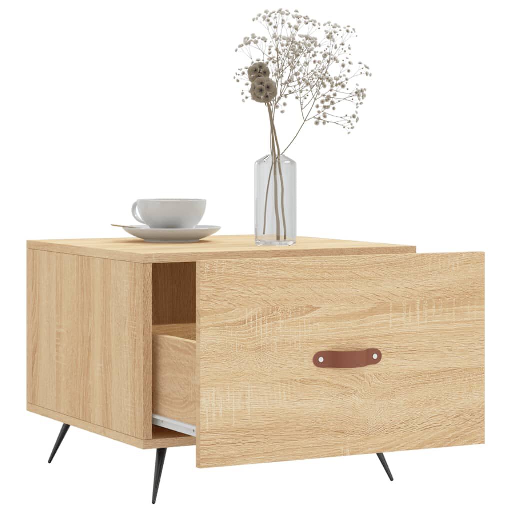 vidaXL Τραπεζάκι Σαλονιού Sonoma Δρυς 50x50x40 εκ. Επεξεργασμένο Ξύλο