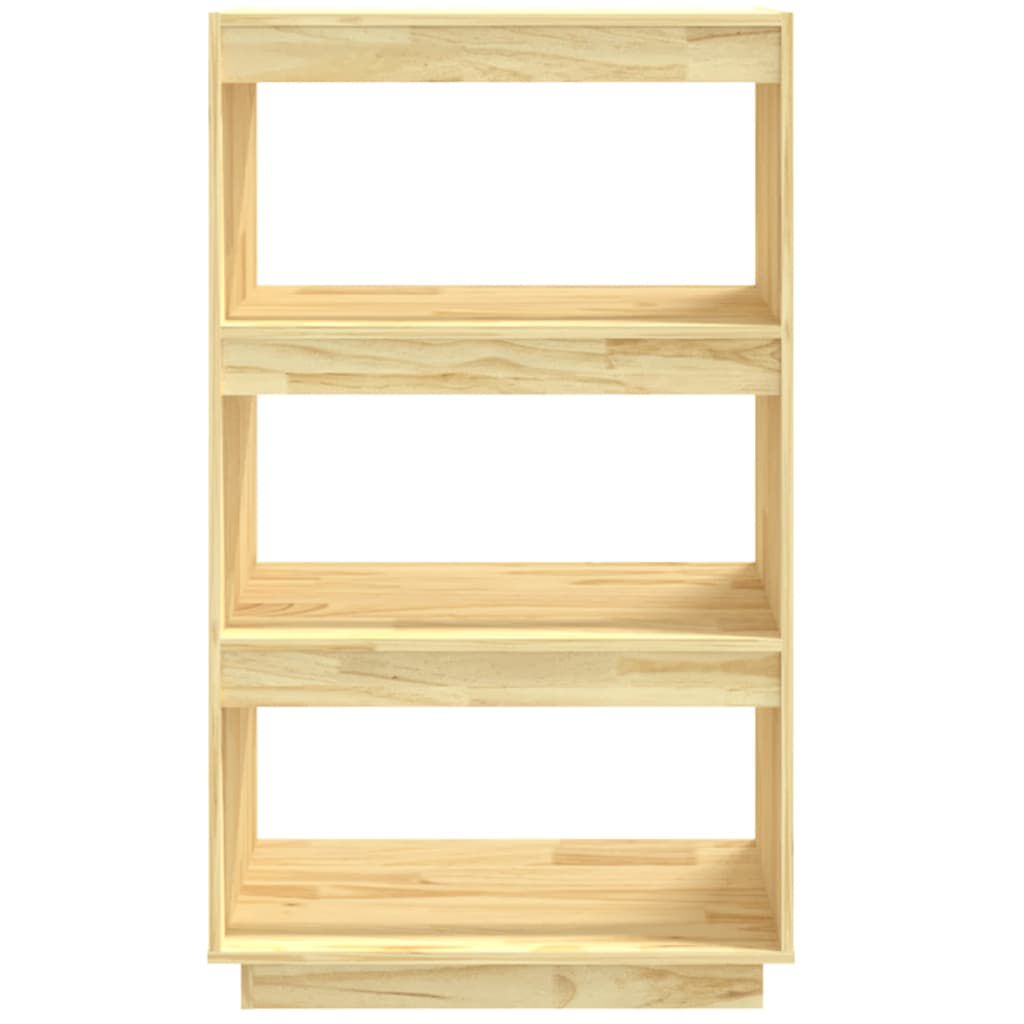 vidaXL Βιβλιοθήκη/Διαχωριστικό Χώρου 60x35x103 εκ. Μασίφ Ξύλο Πεύκου