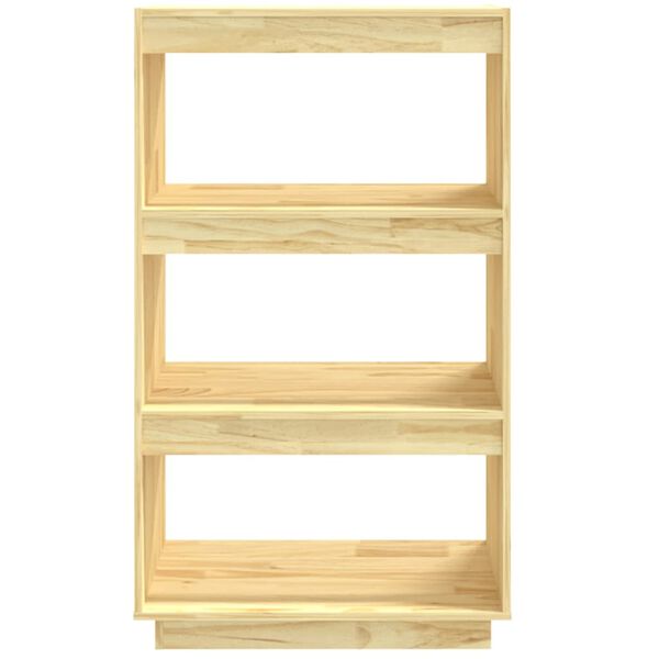 vidaXL Βιβλιοθήκη/Διαχωριστικό Χώρου 60x35x103 εκ. Μασίφ Ξύλο Πεύκου
