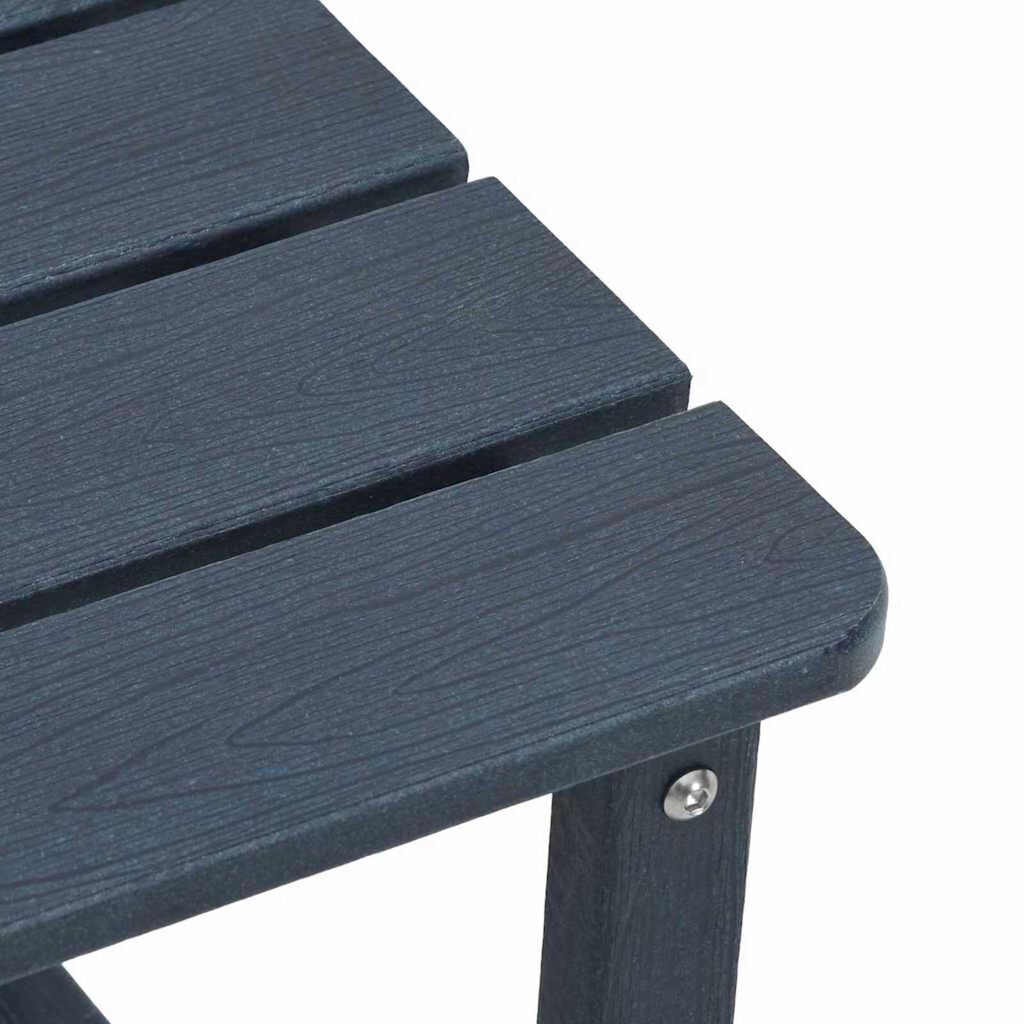 vidaXL Σετ Ξαπλώστρας Κήπου 3 pcs Ναυτικό μπλε HDPE