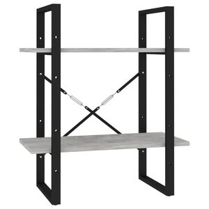 vidaXL &Beta;&iota;&beta;&lambda;&iota;&omicron;&theta;ή&kappa;&eta; &mu;&epsilon; 2 &Rho;ά&phi;&iota;&alpha; &Gamma;&kappa;&rho;&iota; &Sigma;&kappa;&upsilon;&rho;. 60 x 30 x 70 &epsilon;&kappa;. &Epsilon;&pi;&epsilon;&xi;. &Xi;ύ&lambda;&omicron;