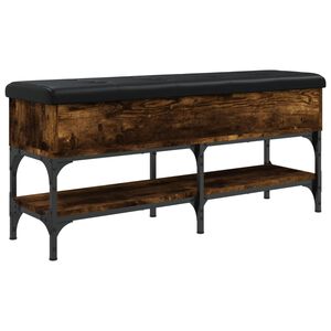 vidaXL Παπουτσοθήκη Καπνιστή Δρυς 102x32x45 εκ. από Επεξεργασμένο Ξύλο