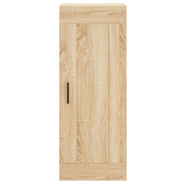 vidaXL Μπουφές Sonoma δρυς 34,5 x 34 x 180 εκ. από Επεξεργασμένο Ξύλο