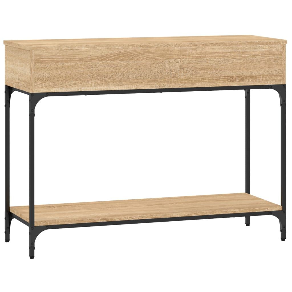 vidaXL Τραπέζι Κονσόλα Sonoma Δρυς 100x34,5x75 εκ. Επεξεργασμένο Ξύλο