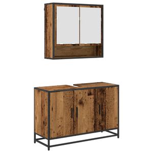 vidaXL &Sigma;&epsilon;&tau; &Epsilon;&pi;ί&pi;&lambda;&omega;&nu; &Mu;&pi;ά&nu;&iota;&omicron;&upsilon; 2 &tau;&mu;&chi;. &Pi;&alpha;&lambda;&iota;ό &Xi;ύ&lambda;&omicron; 90 x 33 x 60 &epsilon;&kappa;.