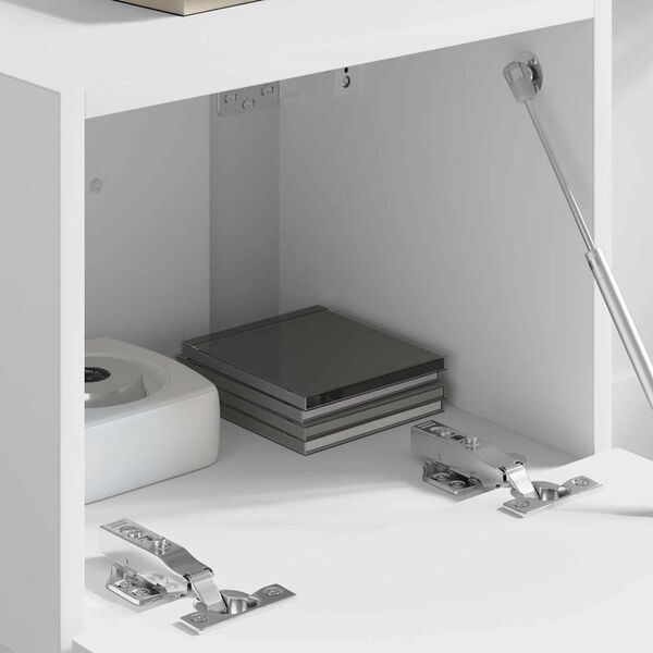 vidaXL Ντουλάπι Τηλεόρασης Τοίχου Επιτοίχιο Λευκό 60 x 31 x 29.5 εκ