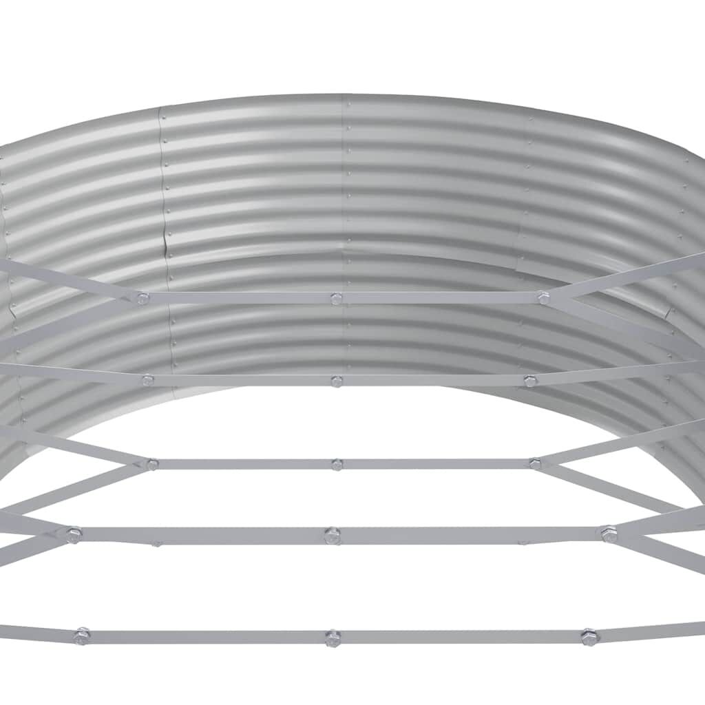 vidaXL Ζαρντινιέρα Ανθρακί 544x100x36εκ Γαλβανισμένος χάλυβας