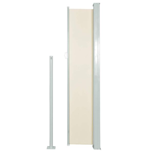 vidaXL Σκίαστρο Πλαϊνό Συρόμενο Κρεμ 160 x 500 εκ.