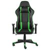 vidaXL Καρέκλα Gaming Περιστρεφόμενη Πράσινη από PVC