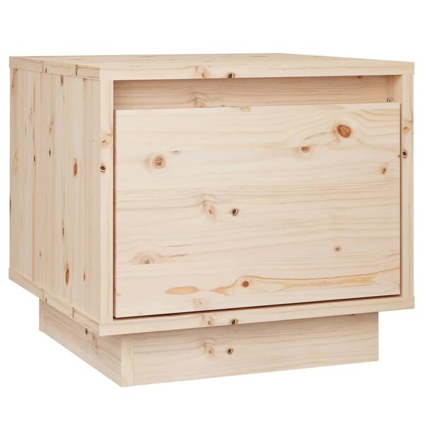 vidaXL Κομοδίνα 2 τεμ. 35 x 34 x 32 εκ. από Μασίφ Ξύλο Πεύκου