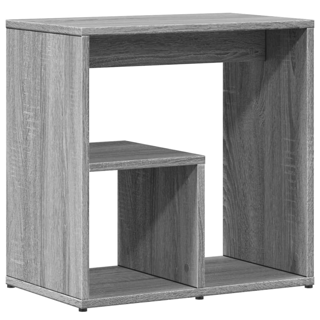 vidaXL Βοηθητικά Τραπέζια 2 τεμ Γκρι Sonoma 50x30x50 εκ. Επεξ. Ξύλο
