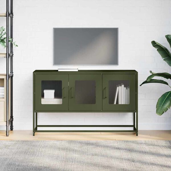 ντουλάπι τηλεόρασης vidaXL Ελαιοπράσινο 100,5x39x60,5 cm