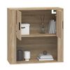 vidaXL Ντουλάπι Τοίχου Sonoma Δρυς 80x33x80 εκ. Επεξεργασμένο Ξύλο