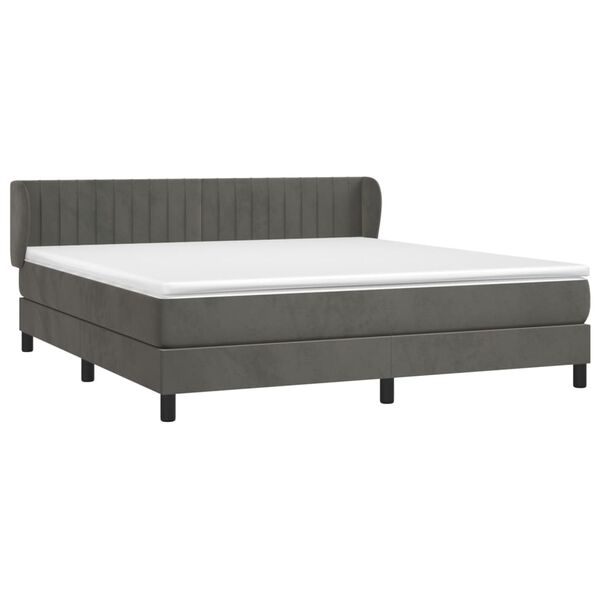 vidaXL &Kappa;&rho;&epsilon;&beta;ά&tau;&iota; Boxspring &mu;&epsilon; &Sigma;&tau;&rho;ώ&mu;&alpha; &Sigma;&kappa;&omicron;ύ&rho;&omicron; &Gamma;&kappa;&rho;&iota; 160x200 &epsilon;&kappa;. &Beta;&epsilon;&lambda;&omicron;ύ&delta;&iota;&nu;&omicron;