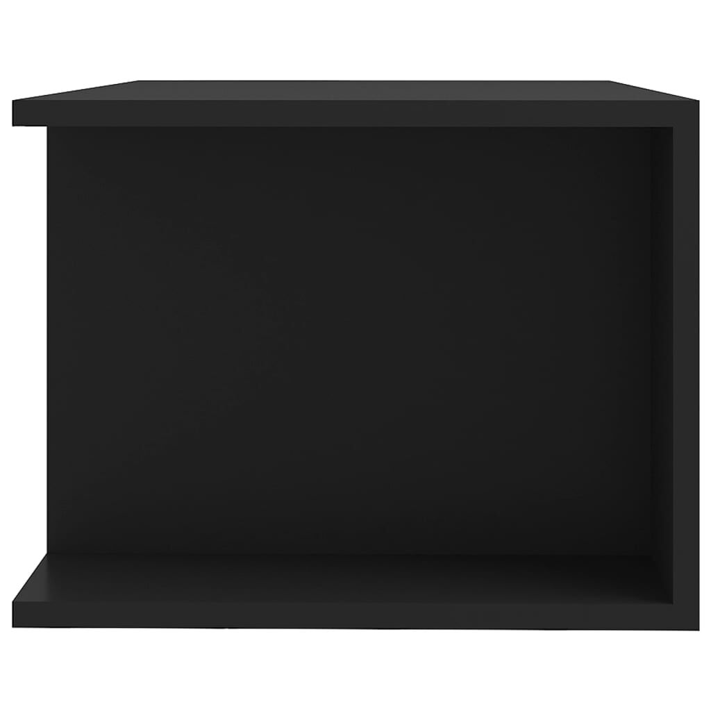 vidaXL Έπιπλο Τηλεόρασης με LED Μαύρο 90x39x30 εκ.