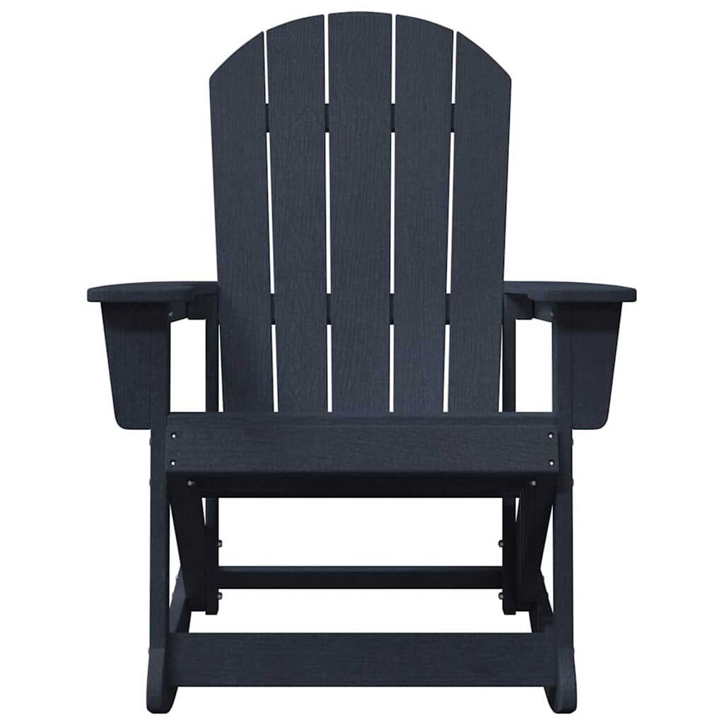 vidaXL Καρέκλες Ροκάντας Adirondack 2 pcs Ναυτικό μπλε HDPE