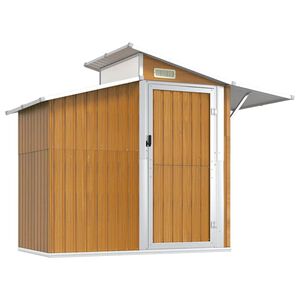 vidaXL &Alpha;&pi;&omicron;&theta;ή&kappa;&eta; &Kappa;ή&pi;&omicron;&upsilon; &Kappa;&alpha;&phi;έ 270x130x208,5 &epsilon;&kappa;. &alpha;&pi;ό &Gamma;&alpha;&lambda;&beta;&alpha;&nu;&iota;&sigma;&mu;έ&nu;&omicron; &Alpha;&tau;&sigma;ά&lambda;&iota;