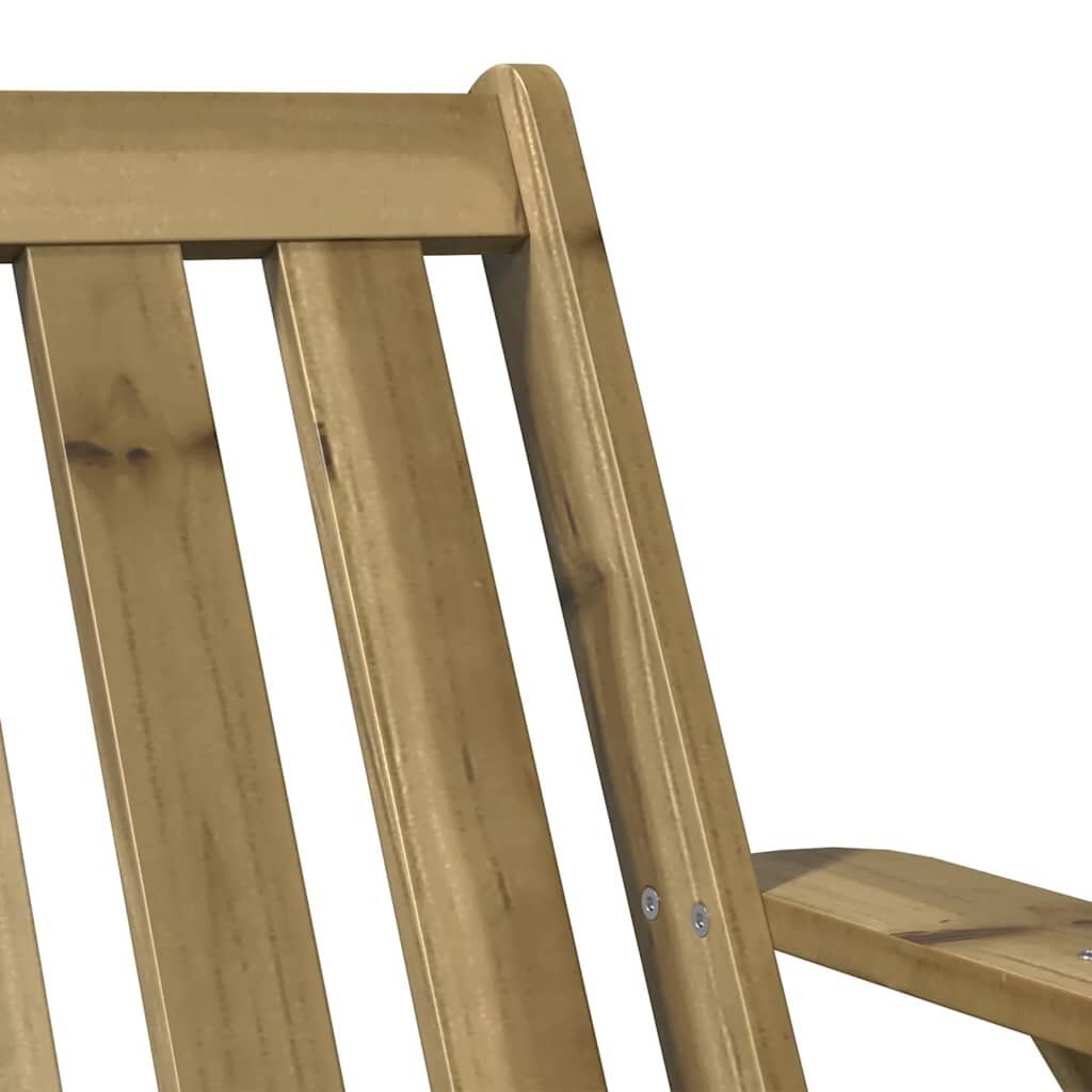 vidaXL Καρέκλα κήπου Adirondack 75x77x77 cm Εμποτισμένο ξύλο πεύκο