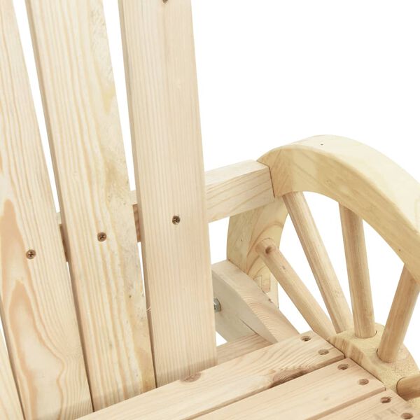 vidaXL Καρέκλα Adirondack Κουνιστή από Μασίφ Ξύλο Ελάτης