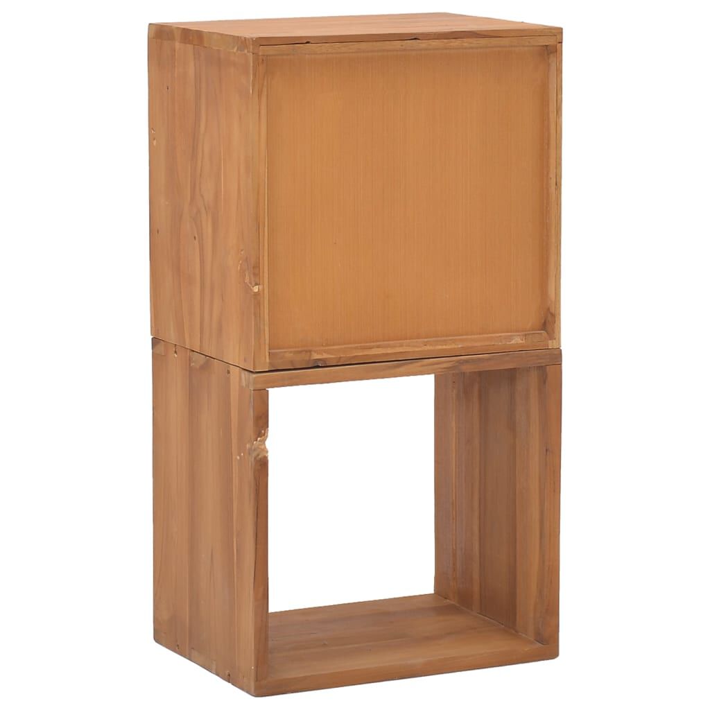 vidaXL Κομοδίνο 40 x 30 x 76 εκ. από Μασίφ Ξύλο Teak