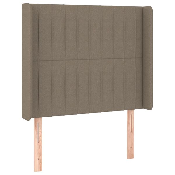 vidaXL &Kappa;&epsilon;&phi;&alpha;&lambda;ά&rho;&iota; &mu;&epsilon; &Pi;&tau;&epsilon;&rho;ύ&gamma;&iota;&alpha; Taupe 93x16x118/128 &epsilon;&kappa;. &Upsilon;&phi;&alpha;&sigma;&mu;ά&tau;&iota;&nu;&omicron;
