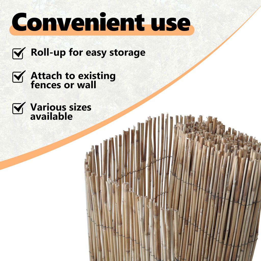 vidaXL Φράχτης Garden Reed 300x140 εκ