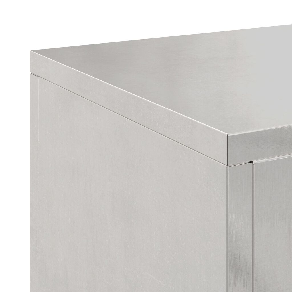 vidaXL Εξωτερικοί Στηρίγματα Φυτών Στήλη 2 τμχ 24x24x75 εκ Ανοξείδωτο ατσάλι