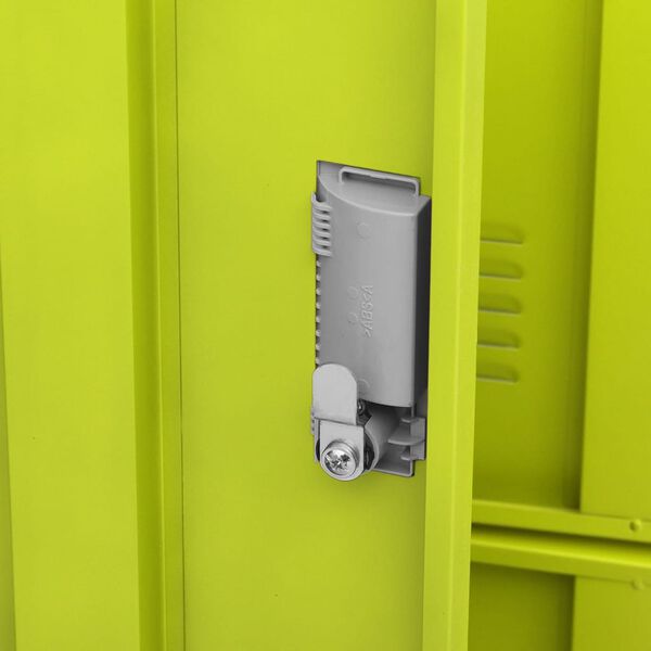 vidaXL Φοριαμοί 2 τεμ. Ανοιχτό Γκρι/Πράσινο 90x45x92,5 εκ. Ατσάλινοι