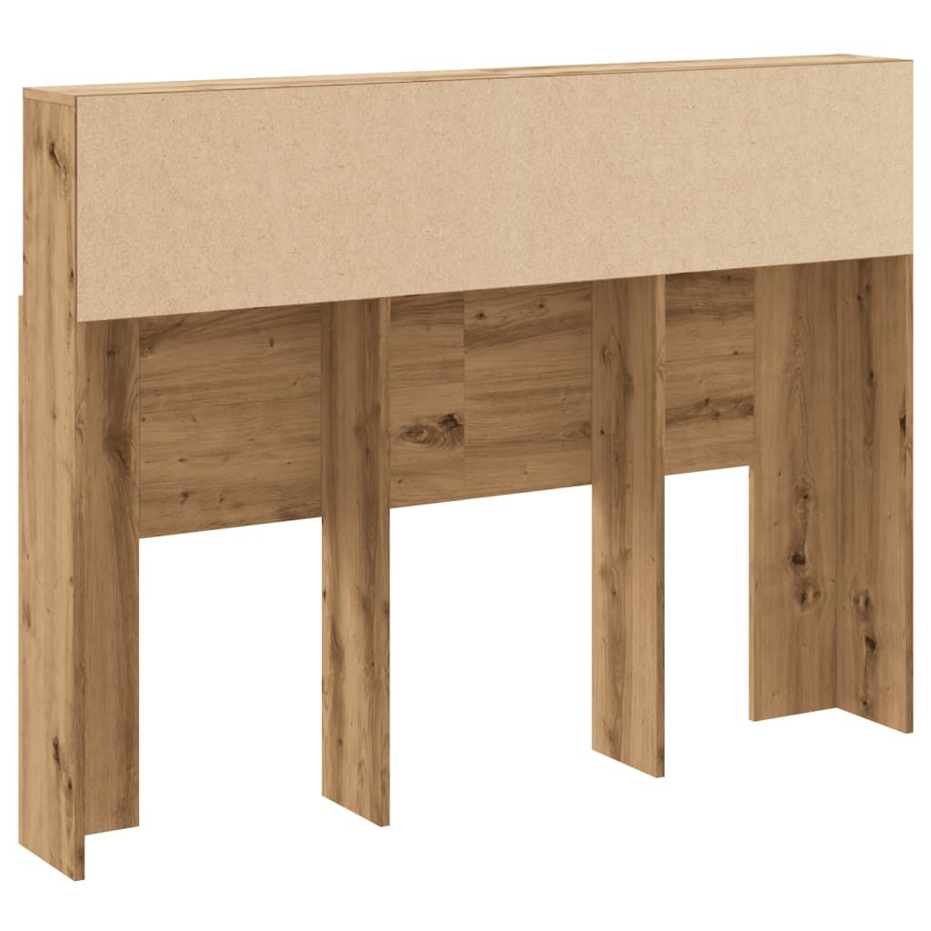 vidaXL Ντουλάπι κεφαλάρι Δρυς τεχνίτης 140x19x103,5 cm