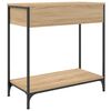 vidaXL Τραπέζι Κονσόλα Sonoma Δρυς 75x34,5x75 εκ. Επεξεργασμένο Ξύλο
