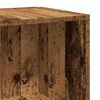 vidaXL Γωνιακό ντουλάπι παλιό ξύλο 33x33x100 cm Ξύλο μηχανής