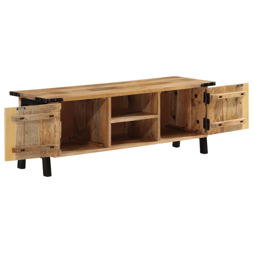 vidaXL Έπιπλο Τηλεόρασης 110 x 35 x 40 εκ. από Μασίφ Ξύλο Μάνγκο